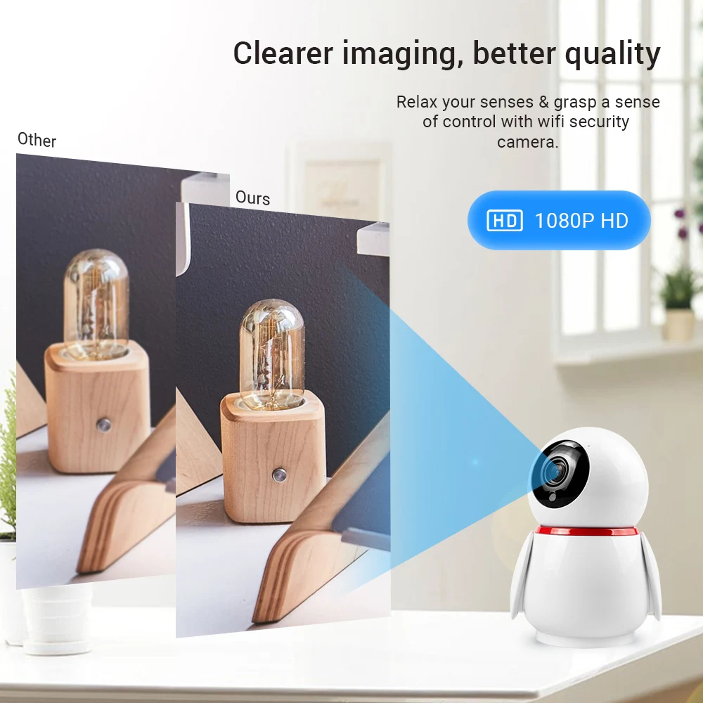 Defeway HD 1080P умная камера Домашняя мини Wifi камера двухсторонняя аудио Wifi ip-камера ночного видения Видеокамера камера наблюдения