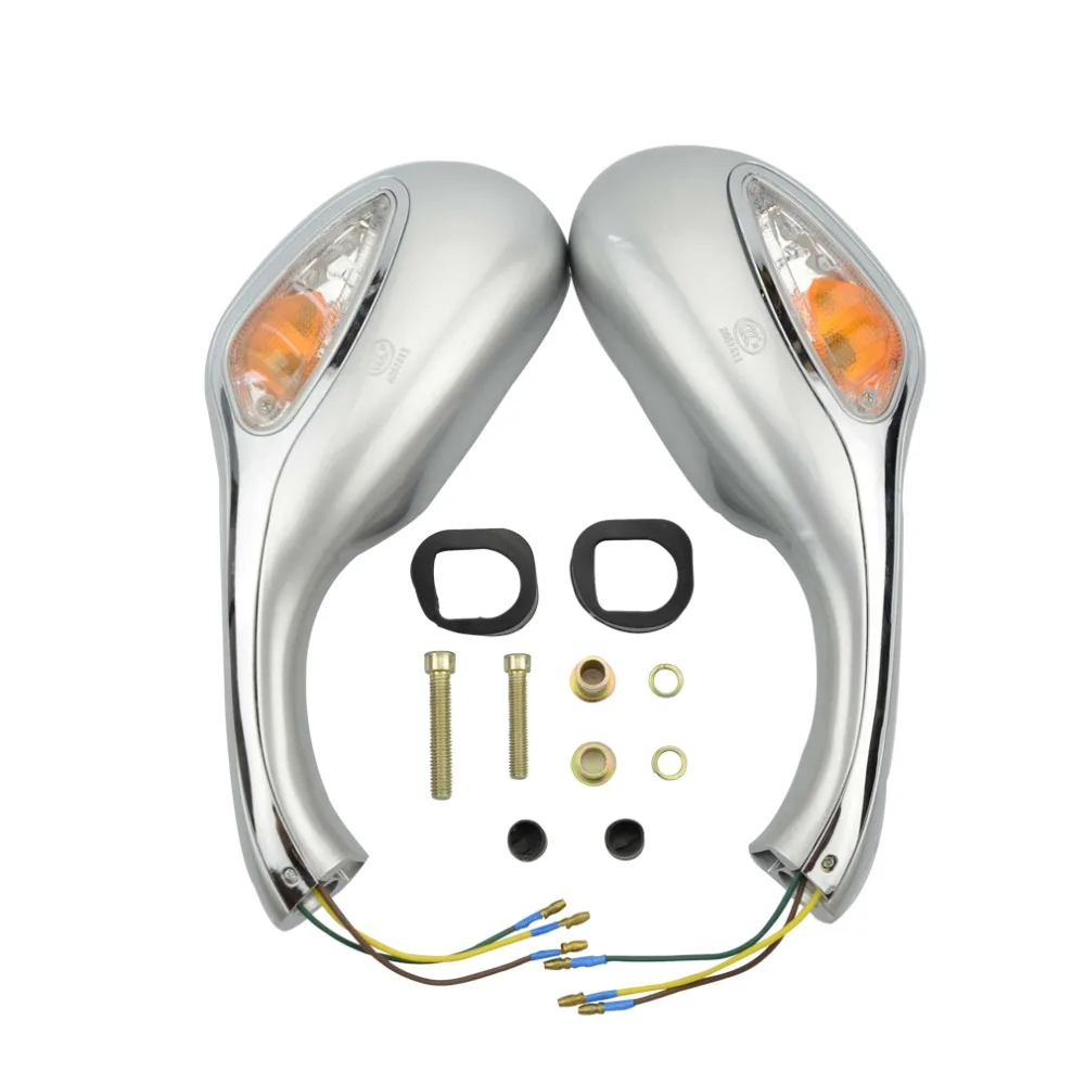 GOOFIT 8 мм зеркало заднего вида мотоцикла для GY6 50cc 125cc 150cc 250cc Скутер мопед E036 025| |