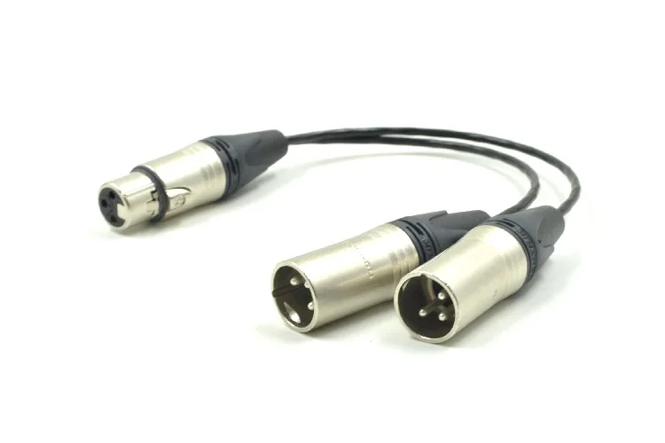 Высокое качество 3 контактный разъем XLR Сделано в Китае 2 Мужской анти-помех щит