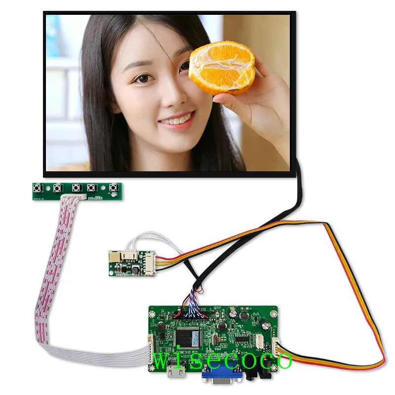 10.1 inch 2k 2560*1600 VVX10T022N00 LCD display no backlight screen Control Driver Board earphone HDMI VGA lvds For 3D printer