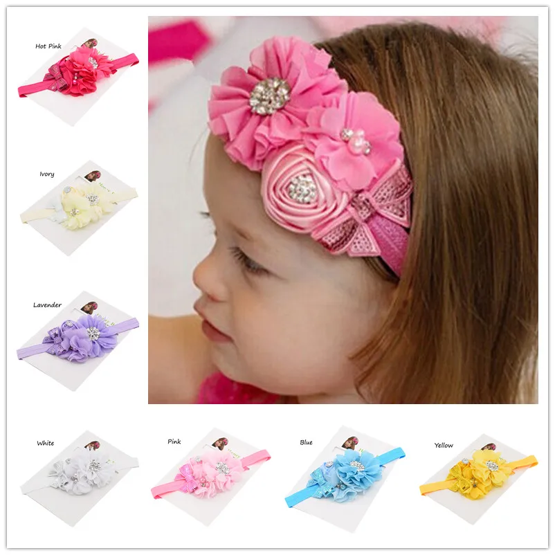 Банты для волос с блестками 1 шт. |