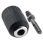 Самоблокирующийся гайковерт, БЕСКЛЮЧЕВОЙ Зажимной патрон, ударный молоток, преобразующий держатель Сверл с круглой ручкой, соединительный стержень, 2-13 мм