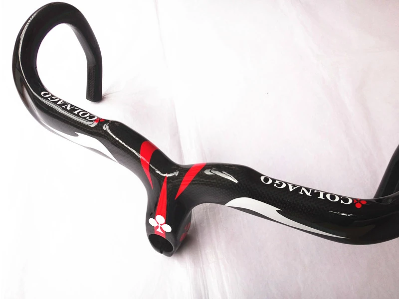 Серебряный черный Colnago Руль дорожный гоночный велосипед углеродная дорожная ручка бар 90/100/110/120mmx400/420 мм/440 мм