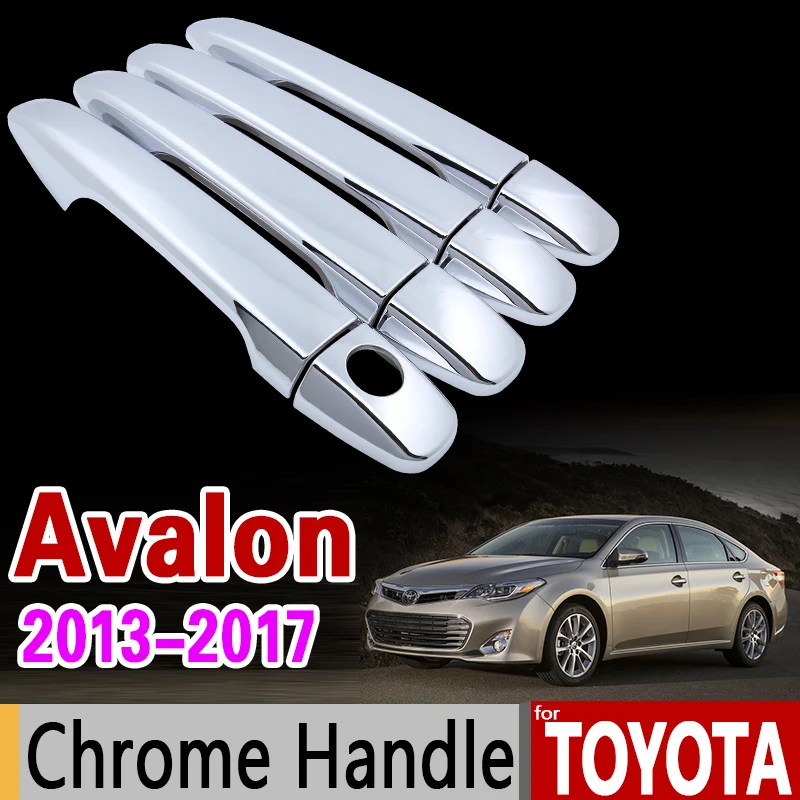 Набор хромированных накладок на ручки для Toyota Avalon 2013 2017 комплект отделки XX40 2014 2015