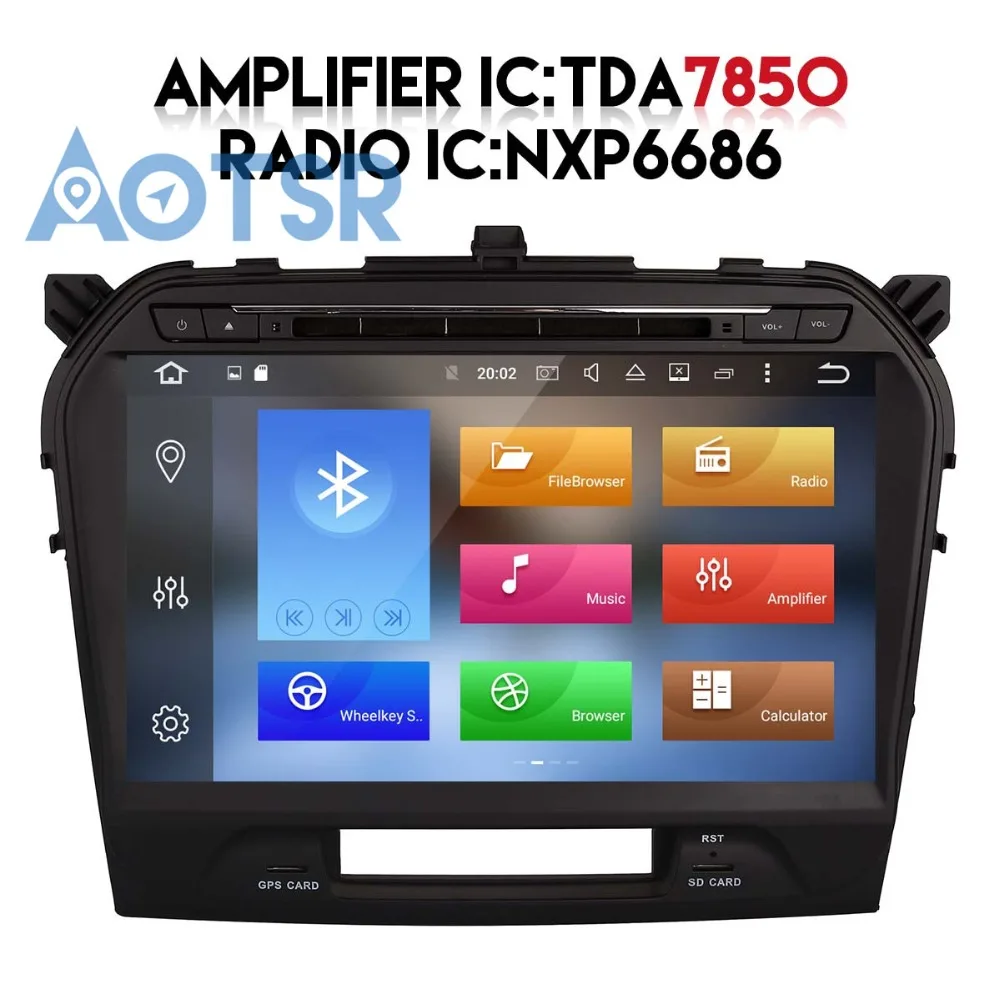 Autostereo Восьмиядерный Android радио автомобильный DVD плеер GPS навигация для Suzuki Grand Vitara