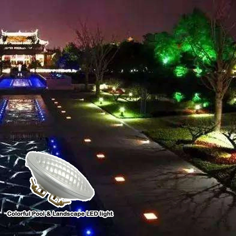 RGB LED Par36 освещение для бассейна ландшафта 12 В постоянного тока лампа освещения