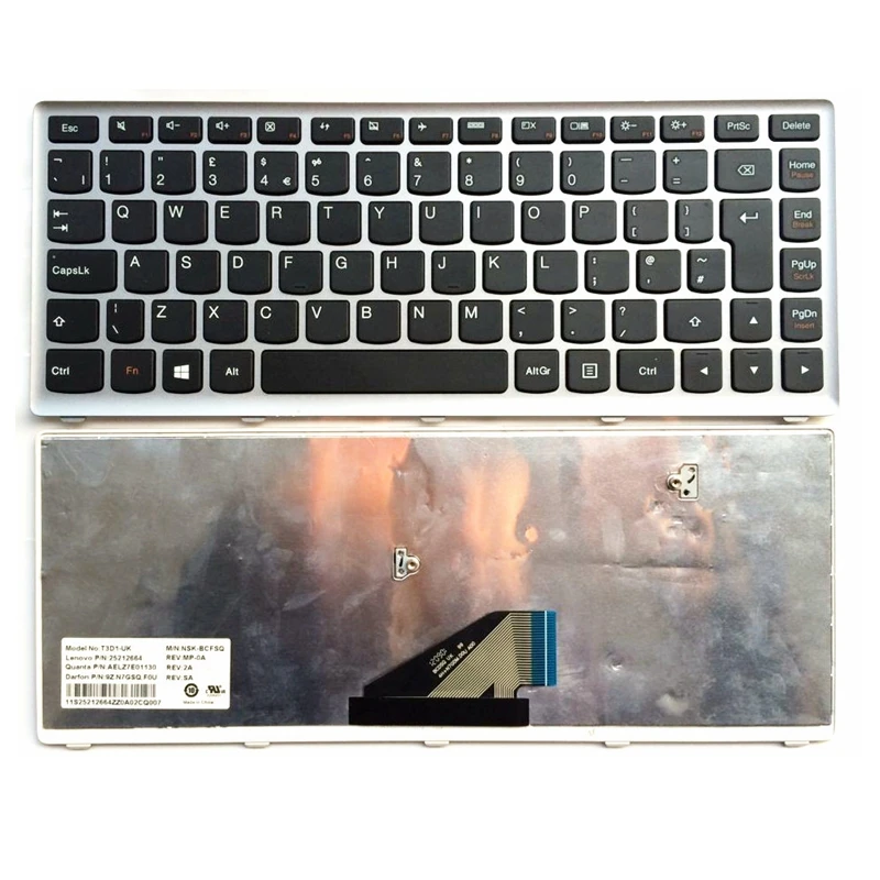 

Английская белая новая английская клавиатура для ноутбука Lenovo U310-ITH IFI