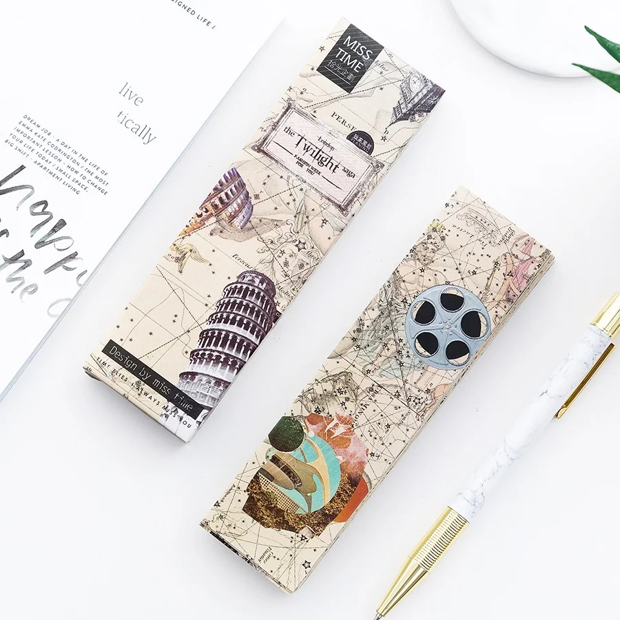 6 set/Lot artistry Europe book mark for reading books Vintage greeting card city image bookmark set School supplies DC969 | Канцтовары