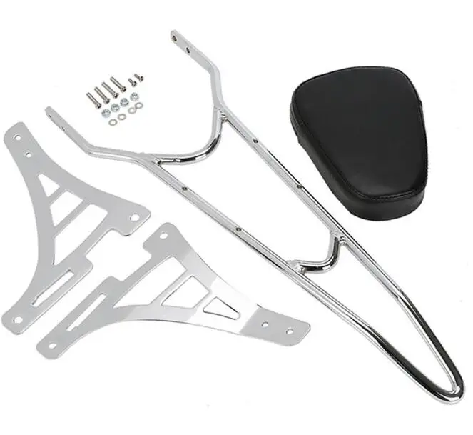 Хромированная задняя спинка подушка для Harley Sportster XL883 1200 04-15