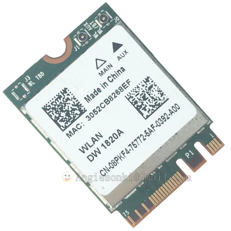 BCM94350Z DW1820A 8PKF4 802 11 AC 867 Мбит/с NGFF Bluetooth 4 1 Беспроводная карта для Broadcom Dell WLAN