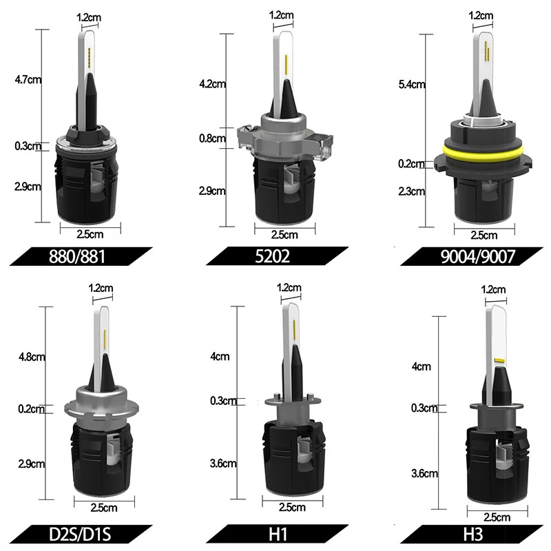 Авто Lichter потолочный светодиодный D2S D3S D4S авто Светодиодная лампа HB5 HIR2 H7 H4 H1 H3 H13 HB3 HB4 H27 Scheinwerfer 12V светодиодный; сезон лето; Licht B6 автомобильных ламп