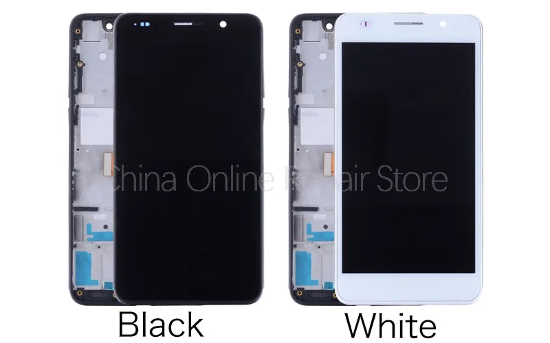 Дисплей для HUAWEI Honor 6 H60-L02 H60-L12 H60-L04 LCD в сборе с тачскрином на рамке 5.0'' черный белый