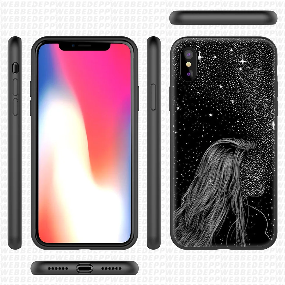 WEBBEDEPP Queen &amp King Couple Soft Silicone Case for iPhone 11 Pro Xr Xs Max X or 10 8 7 6 6S Plus 5 5S SE |