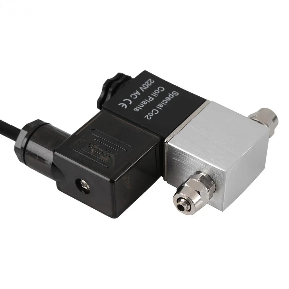 

Aquarium220V CO2 Magnetic Solenoid Valve Regulator CO2 Aquarium Fish Tank Electric Magnetic Valve