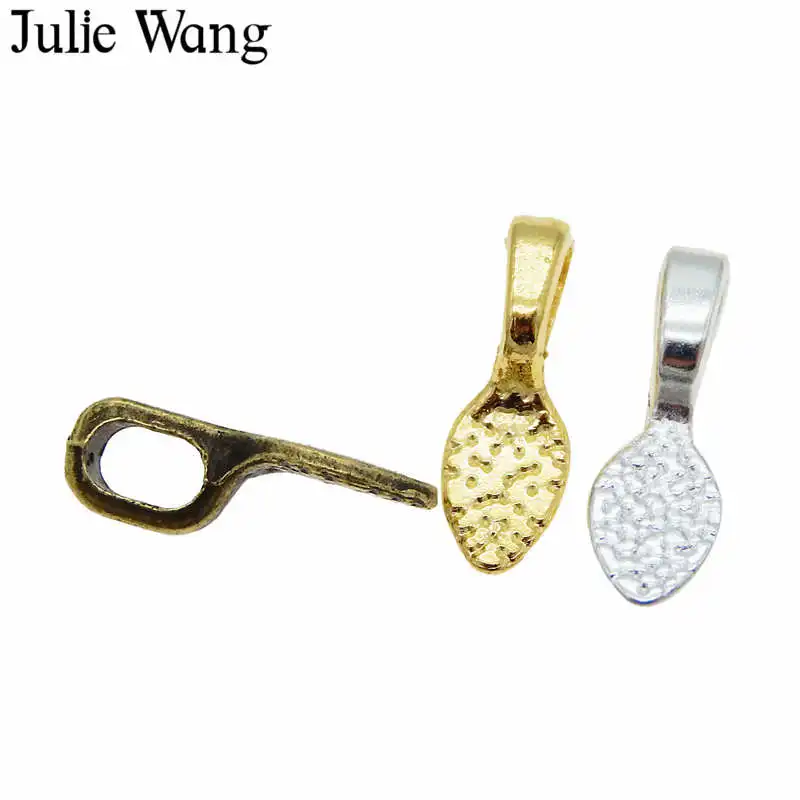 Julie Wang 60 шт. сплав небольшой клей под залог клипсы для тегов смешанные античная