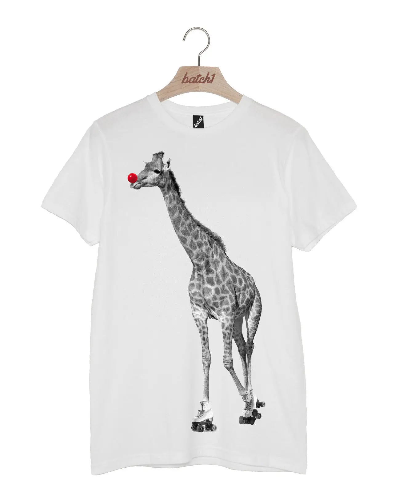 BATCH1 рельеф роллер Катание на коньках Жираф красный нос модная мужская женская