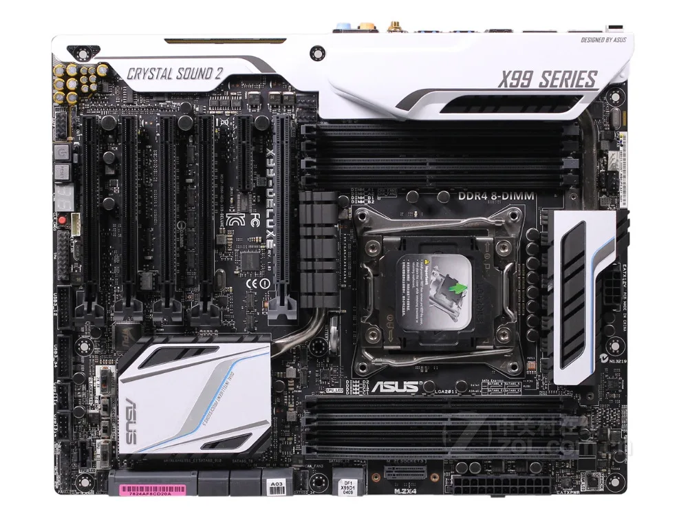 Оригинальная материнская плата для ASUS X99-DELUXE DDR4 LGA 2011-3 USB2.0 USB3.0 64GB X99 настольная материнская плата
