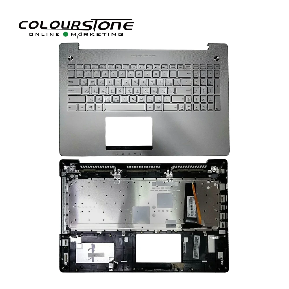 Русская клавиатура для ноутбука ASUS N550 N550JV N550JK N550JA русская с чехлом C подсветкой