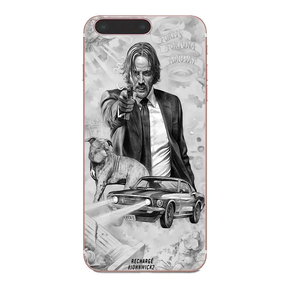 Мягкий резиновый чехол для телефона John Wick Xiaomi Redmi Mi Note 7 8 9 SE Pro Lite Go