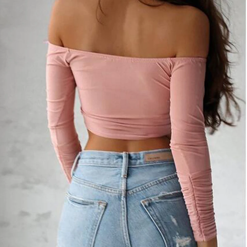 2020 Бюстье для вечеринок с открытыми плечами укороченный Топ женщин Летний