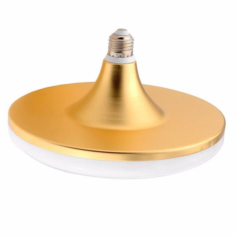 E27 база энергосберегающие водонепроницаемые золотые Светодиодные НЛО лампы 6000K