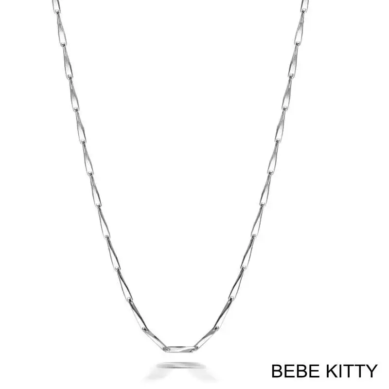 2015 Vintage Necklace Chains Multi Layer choker 925 Silver Jewellery for Women 16 18 &amp 20 inch Collares Populares | Украшения и