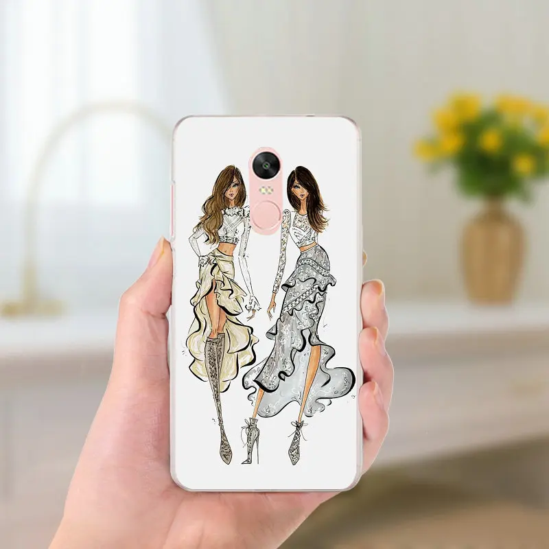 Luxury Fashion Travel Girl Shopping Soft Mobile Phone Cases for Xiaomi Redmi Mi Note 4X 2 3 3S 4A 5 6 5S 5X 5A 6X Pro Plus | Мобильные