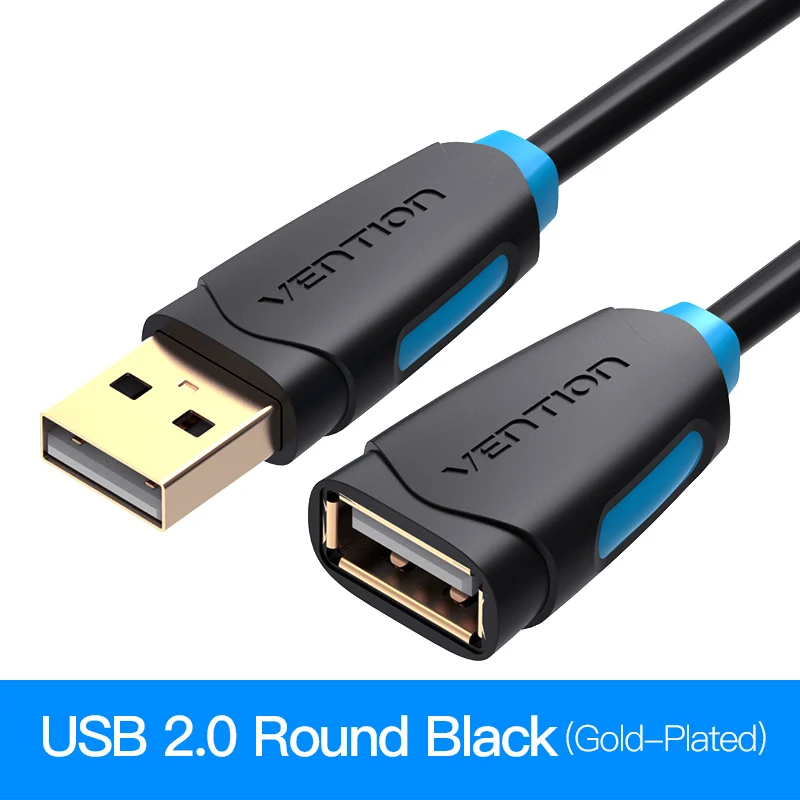 USB2.0 CBC Vention USB2.0 3,0 кабель-удлинитель для мужчин и женщин кабель-удлинитель USB3.0 кабель-удлинитель для портативных ПК USB кабель-удлинитель - Цвет: USB2.0 CBC