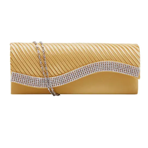 5A6007 YELLOW Модная женская сумочка, стразы, вечерняя сумочка, клатч, свадебный кошелек, кошелек - Цвет: 5A6007 YELLOW