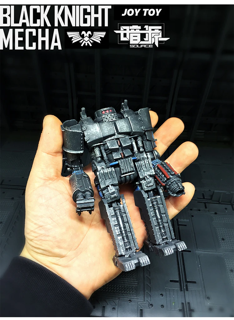 Экшн фигурка JoyToy Source кислотный дождевик меха черный рыцарь|figure knight|figures action