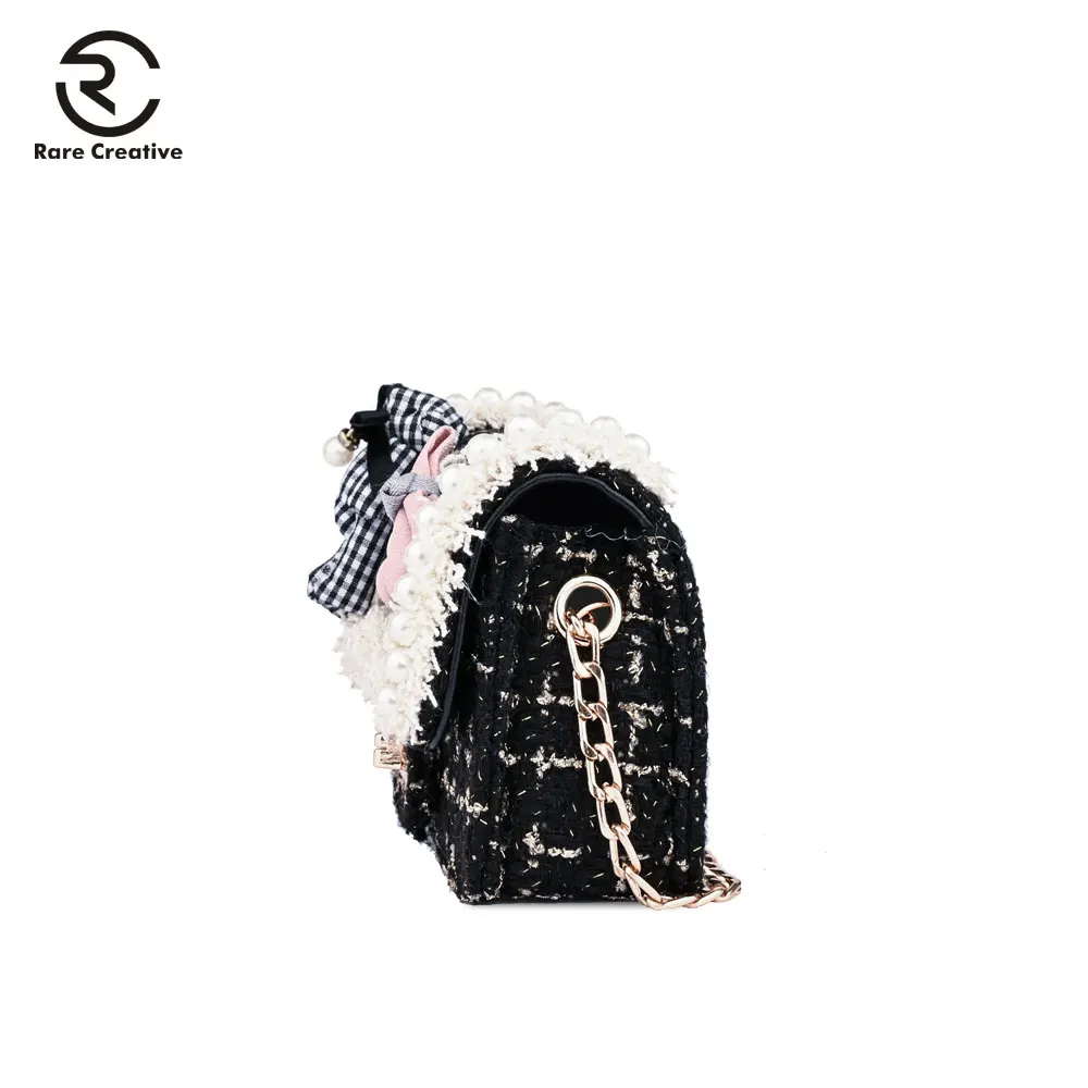 Редкая креативная 2019 Повседневная Милая мини сумка на плечо с милым жемчужным