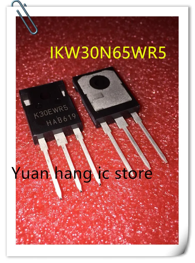 

5pcs New original IKW30N65WR5 K30EWR5 TO-247 650V 40A TO-3P IC