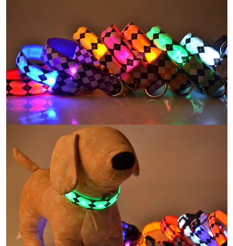 Hoomall ошейники для собак поводок собаки кольцо со светодиодной подсветкой ошейник