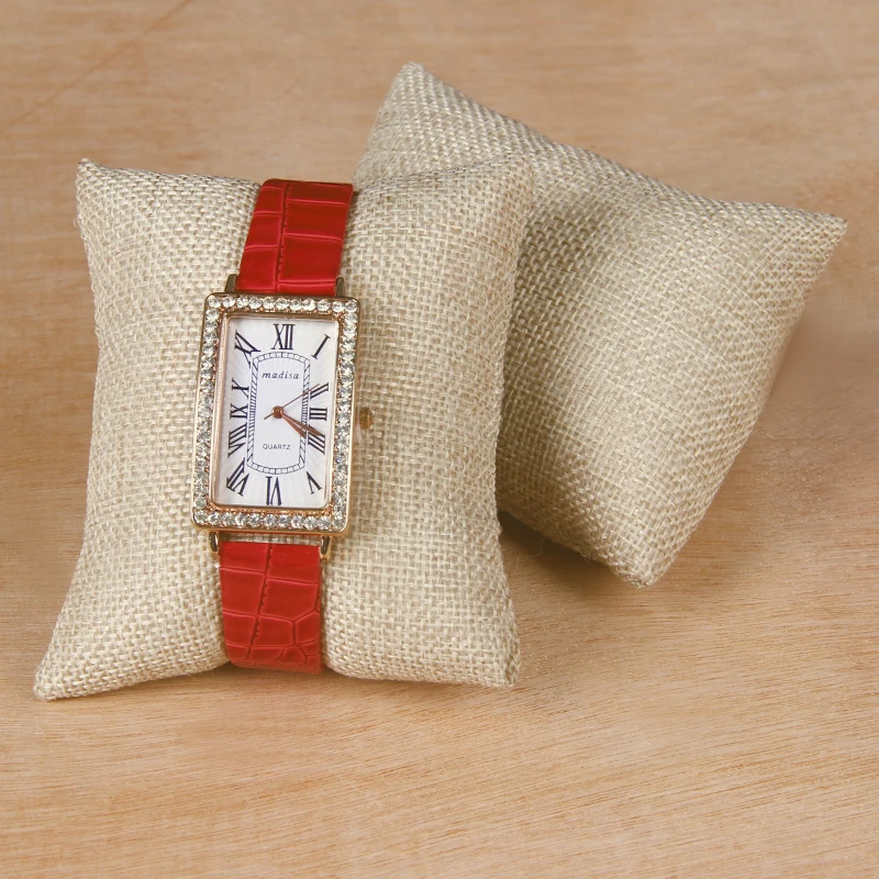 TONVIC Wholesale 10 Linen Bracelet Bangle Watch Pillow Display Stand Holder Fashion Jewelry Rack | Украшения и аксессуары
