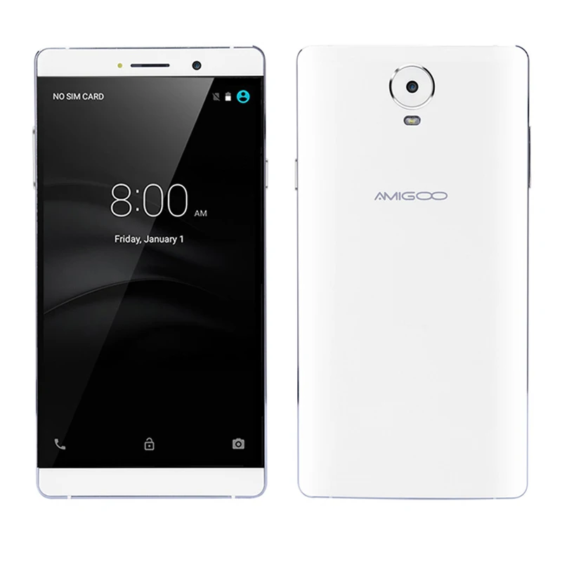 Amigoo M1 Max Сотовый Телефон MTK6580 1.3 ГГц Quad Core 6.0 дюймовый Большой Экран QHD Android 5.1 5MP 8 Г ROM