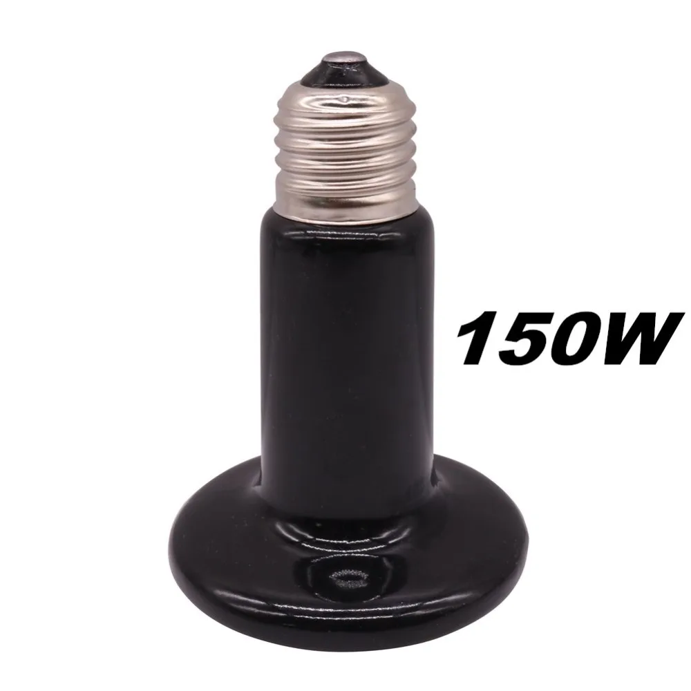 1 шт. 220V 25 50 75 100 150 200W Керамика теплоизоляция лампа рептилий в виде ежа попугай броши в виде ящерицы фермы для кормления животных клетки