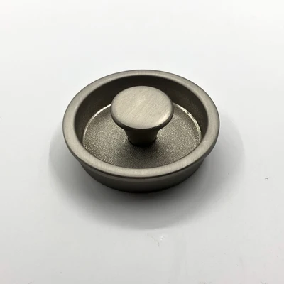 Brush Nickel 2 шт./партия Premintehdw американская круглая Встраиваемая ручка с выдвижной ручкой матовый черный никель Матовый Золотой детская мебель ящик для шкафа - Цвет: Brush Nickel