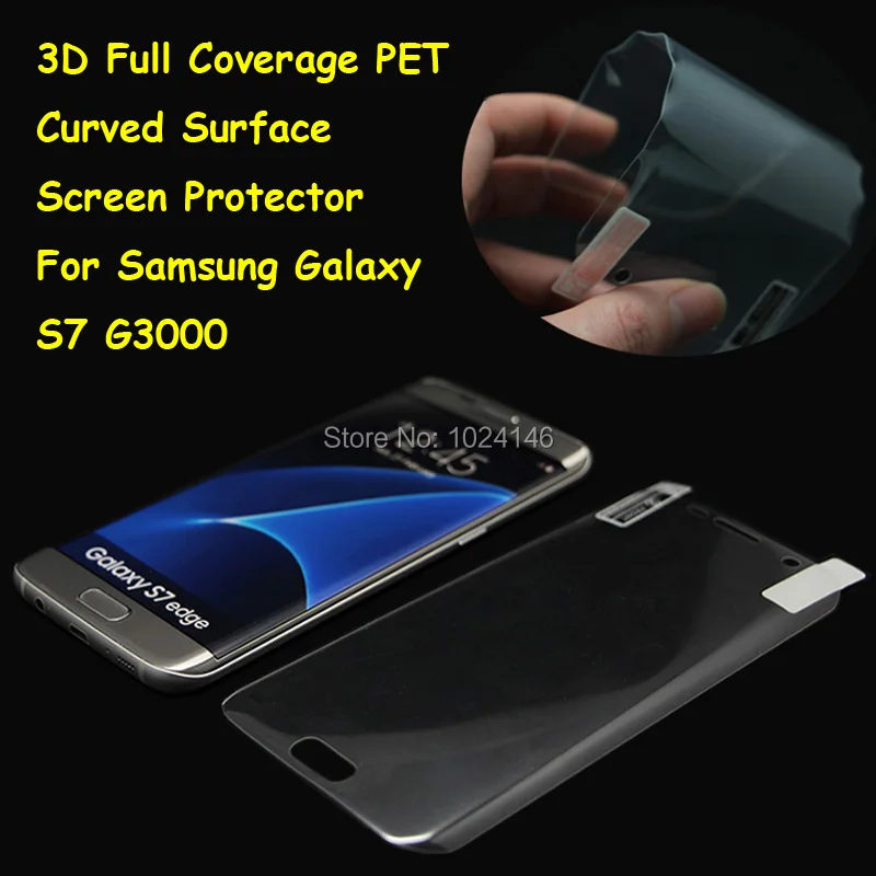 

Новинка, полное покрытие, 3D изогнутая поверхность, мягкая ПЭТ пленка, протектор экрана для Samsung Galaxy S7 G9300 5,1 "(не закаленное стекло)