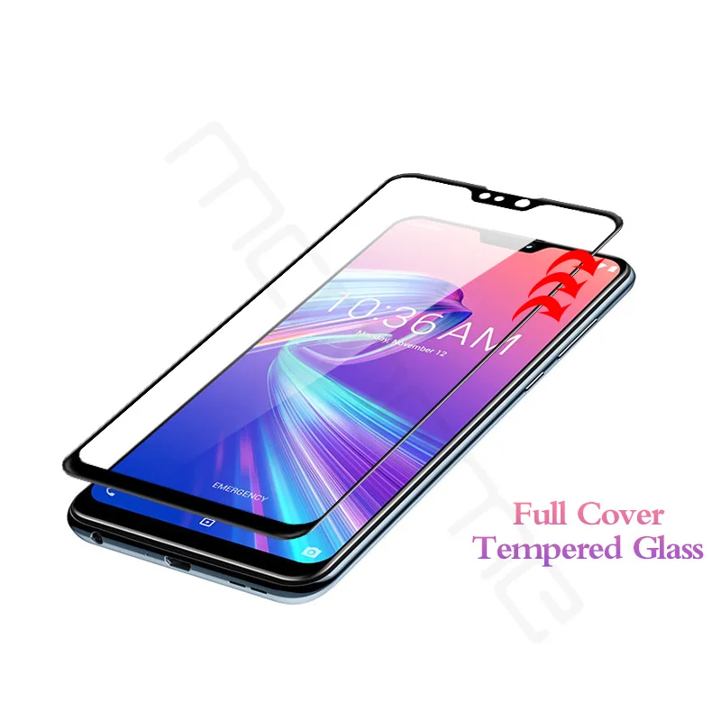 Полностью покрывающее закаленное Стекло для Asus ZenFone Max Pro M2 ZB631KL Экран защитная