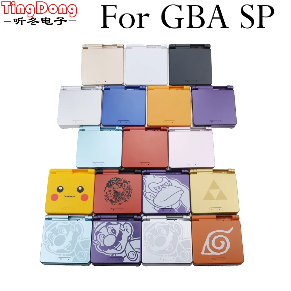 TingDong 10 компл.. Сменный Чехол для Gameboy Advance SP GBA игровая Консоль оболочка Корпус