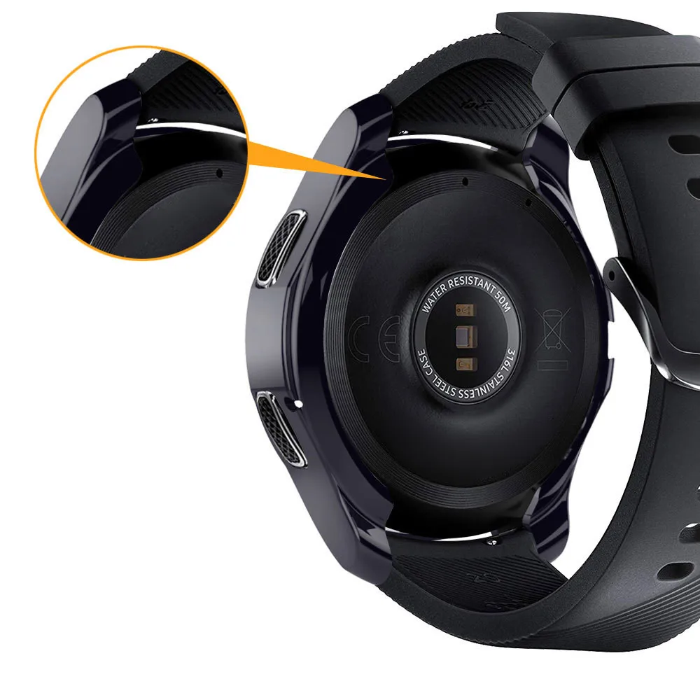 Ультра тонкий защитный чехол для Samsung Galaxy Watch 42 мм/46 мм аксессуары замены серия