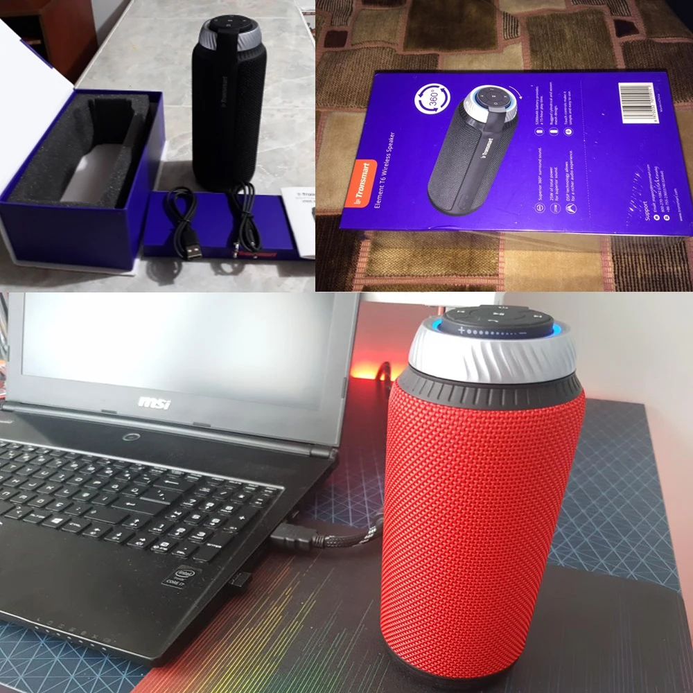 Tronsmart T6 Bluetooth динамик 25 Вт беспроводной Саундбар Колонка s Открытый мини портативный динамик USB AUX громкий динамик