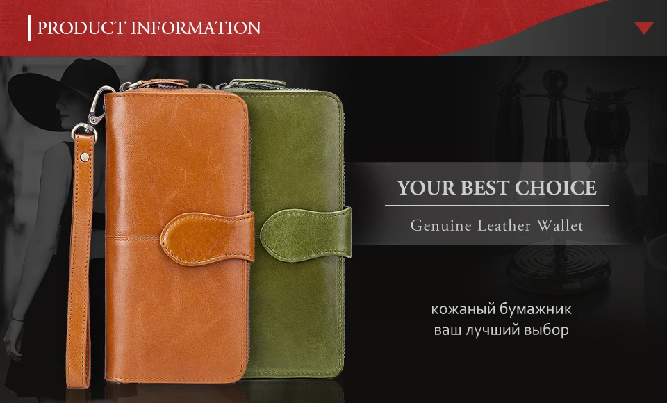 GZCZ, женский модный клатч, кошелек, женские кошельки из натуральной кожи, карман для сотового телефона, держатель для фото, кошелек, сумка для денег, Portomonee