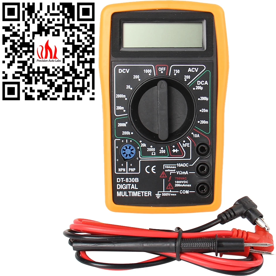 CARBOLE DT 830B ЖК дисплей цифровой мультиметр AC/DC 750/1000 в Вольтметр Амперметр Ом метр
