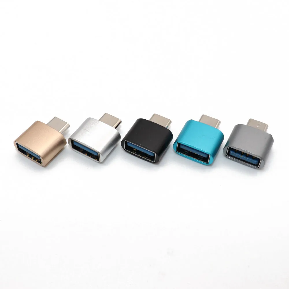 TingDong 1 шт. переходник с Type C на USB OTG металлический адаптер штырь гнездо для