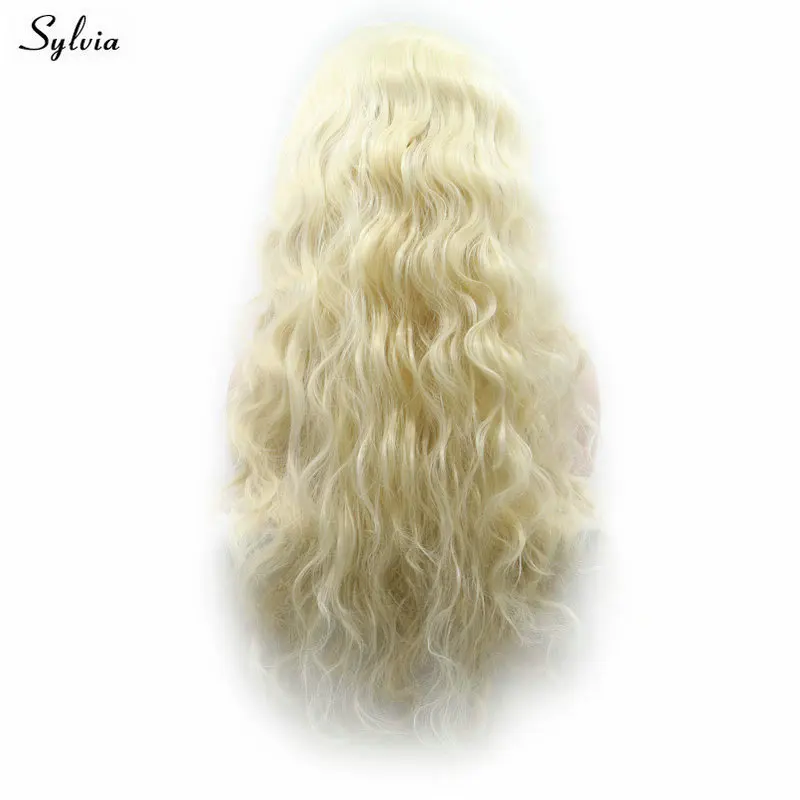 Sylvia Glueless кружевные передние женские парики волосы высокой температуры парик из