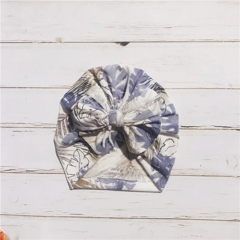 Baby hat Gray-B Шапочка для новорожденных мальчиков и девочек 0-24 месяцев, тюрбан для маленьких мальчиков и девочек, летняя шапочка для новорожденных, детские шапочки для новорожденных девочек, шапка для малышей - Цвет: Baby hat Gray-B