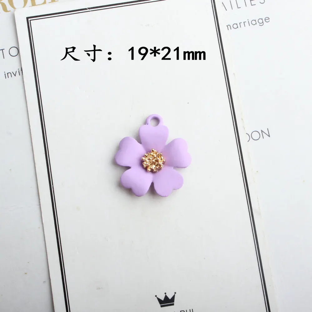 100 шт. эмалевые подвески в виде цветка с распылителем | Украшения и аксессуары