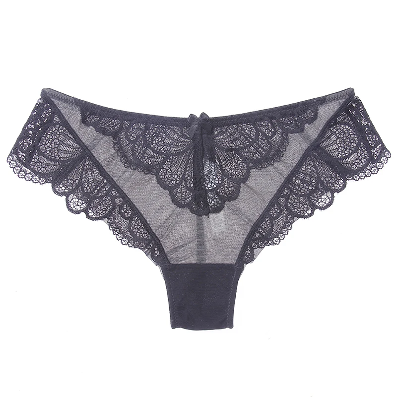 Бесшовные сексуальные цветочные кружевные женские прозрачные трусики Lilymoda