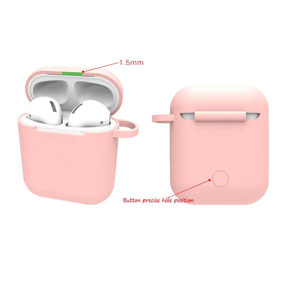 Прочный силиконовый чехол VOBERRY для AirPods защитный Apple Airpod зарядный | Электроника